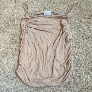 Superdown - Nude Ruched Tank